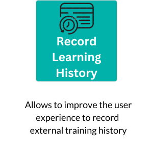 Enregistrement de l'historique de formation